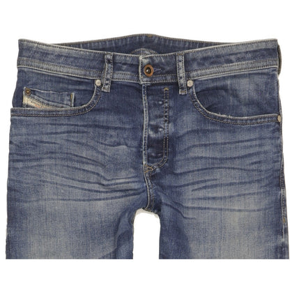 Diesel Buster Men Blue Tapered Slim Stretch Jeans W30 L32