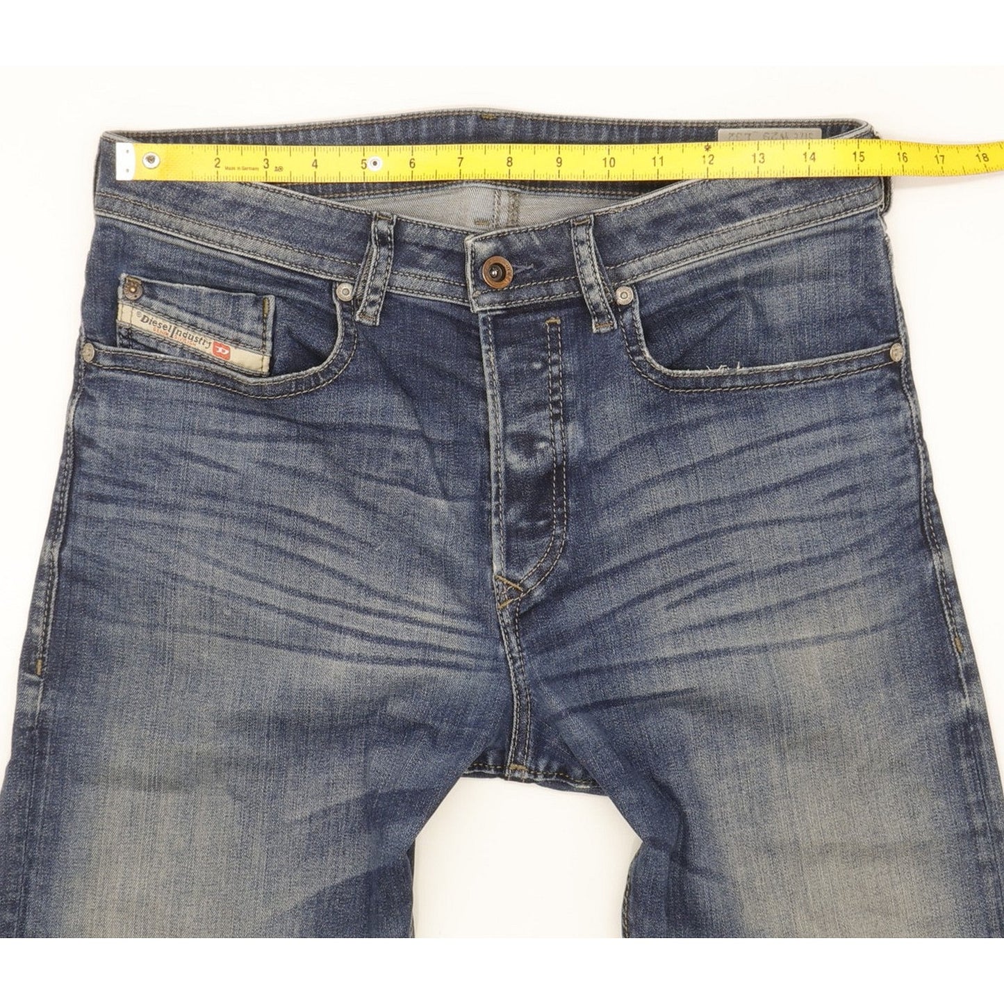 Diesel Buster Men Blue Tapered Slim Stretch Jeans W30 L32