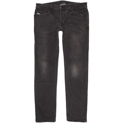 Diesel Safado Men Black Straight Slim Stretch Jeans W37 L35