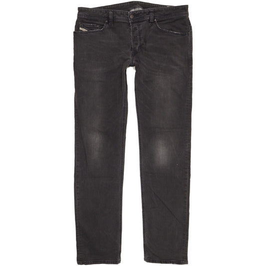 Diesel Safado Men Black Straight Slim Stretch Jeans W37 L35