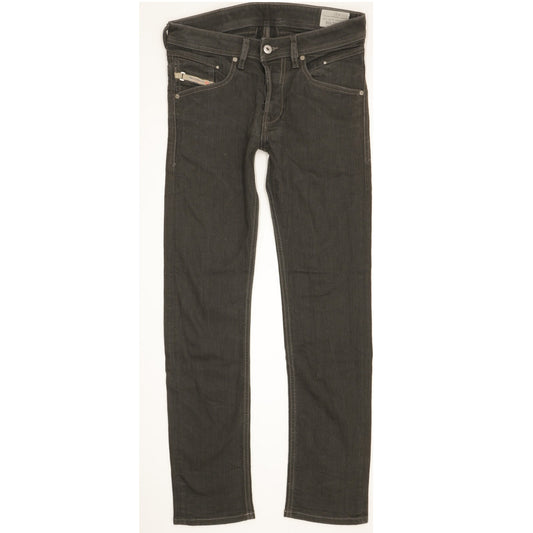 Diesel Belther Men Black Tapered Slim Stretch Jeans W27 L29