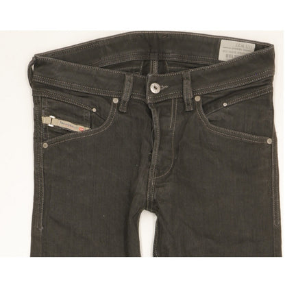 Diesel Belther Men Black Tapered Slim Stretch Jeans W27 L29