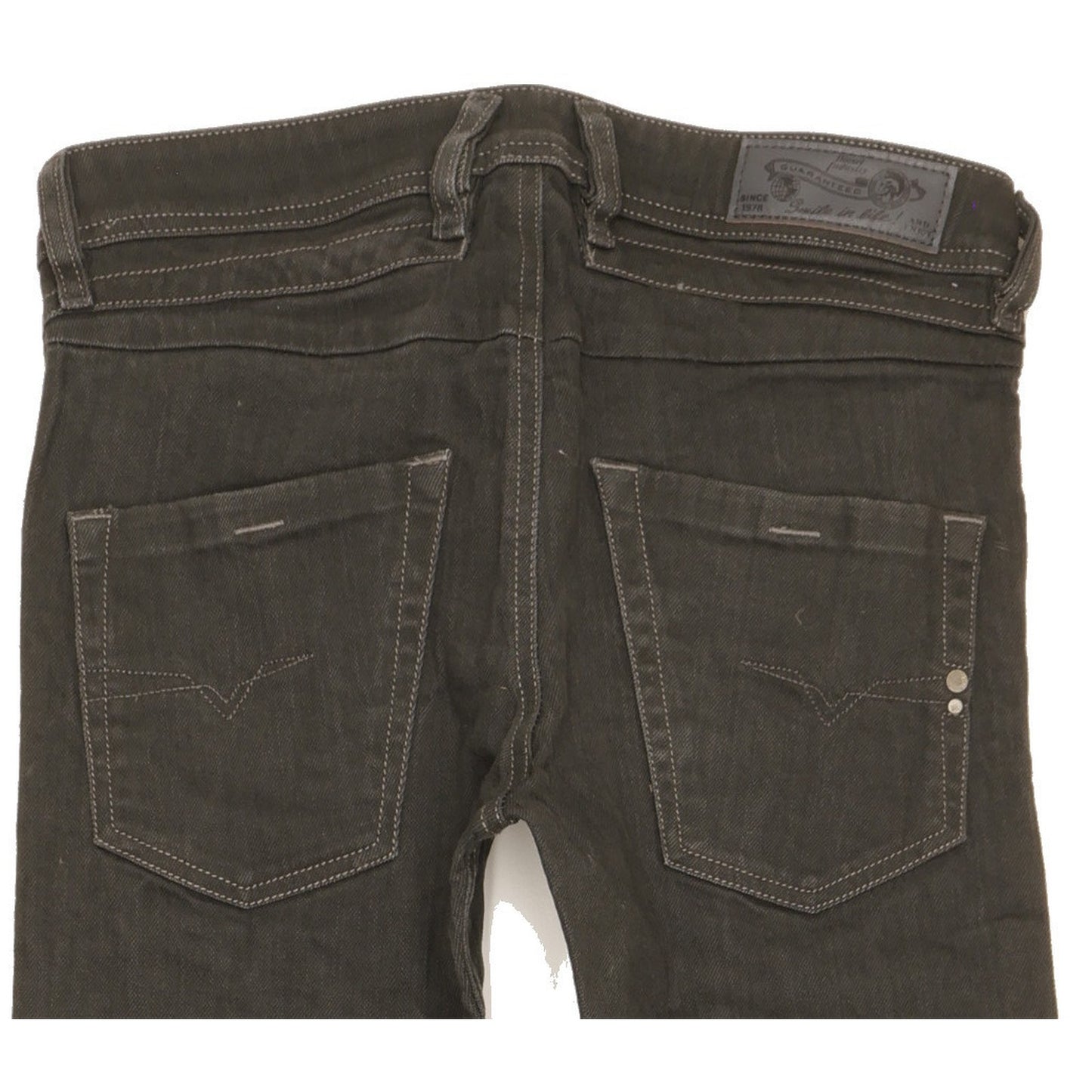 Diesel Belther Men Black Tapered Slim Stretch Jeans W27 L29