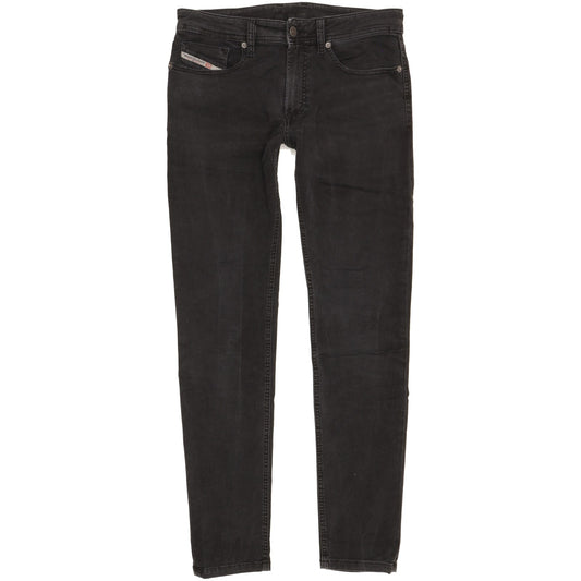 Diesel Sleenker Men Black Skinny Slim Stretch Jeans W32 L32