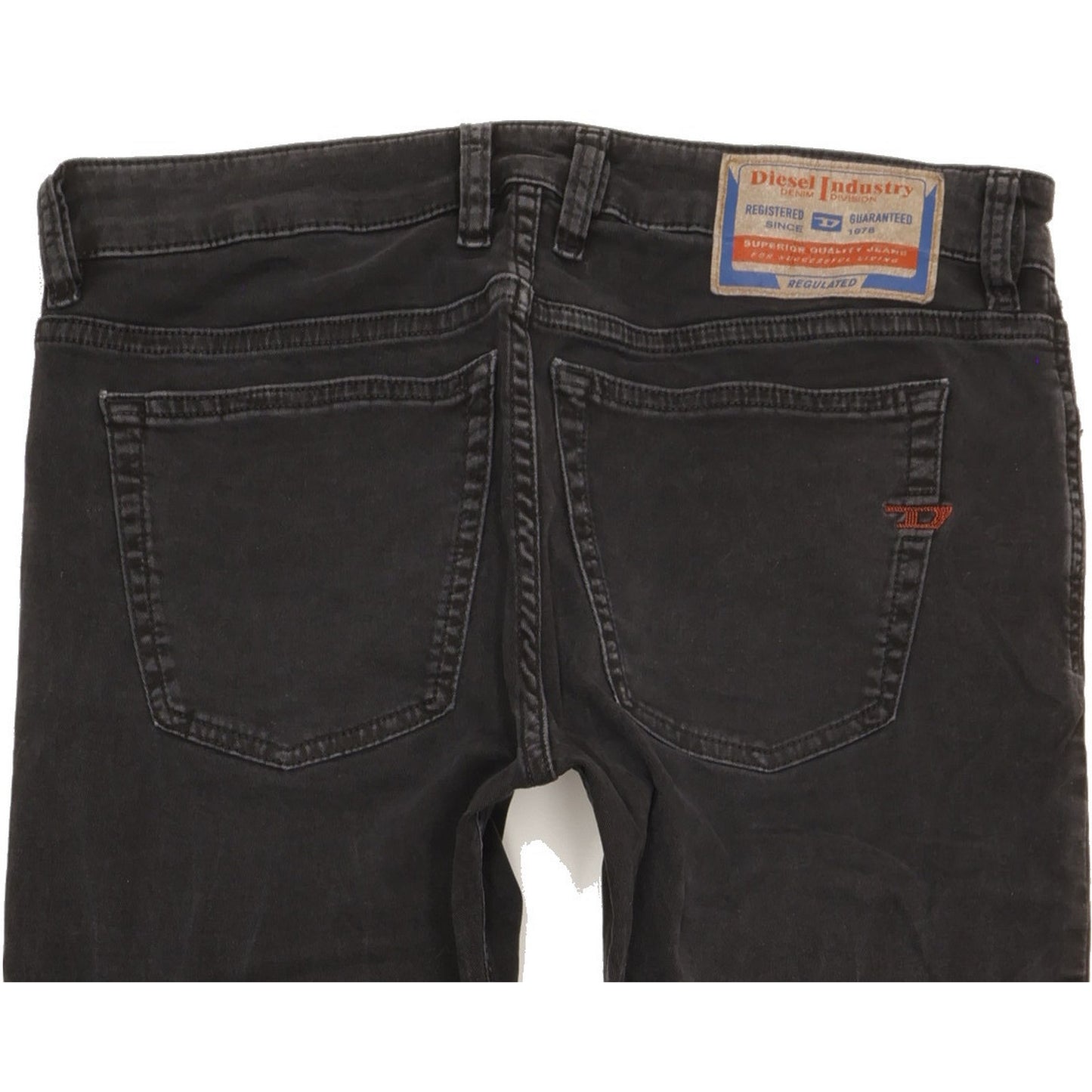 Diesel Sleenker Men Black Skinny Slim Stretch Jeans W32 L32