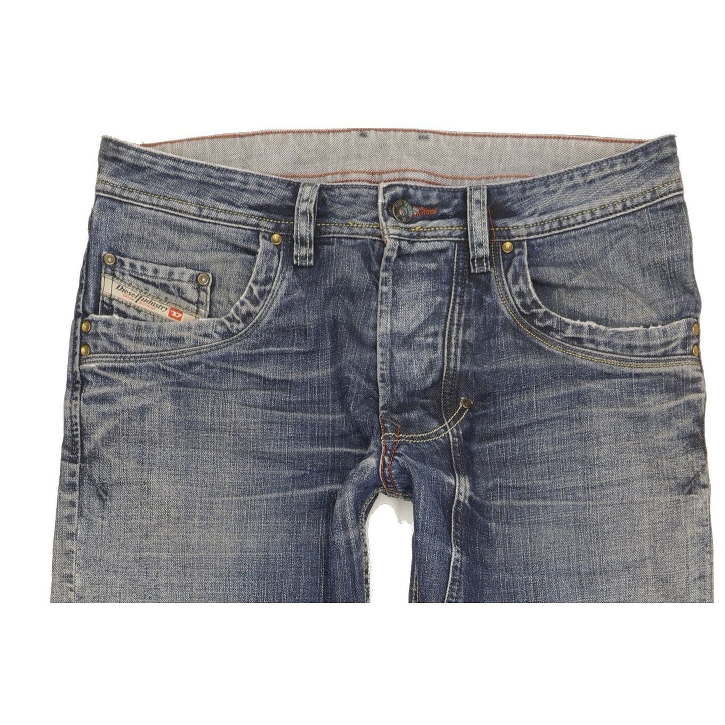 Diesel Lemmen Men Blue Straight Regular Jeans W32 L32
