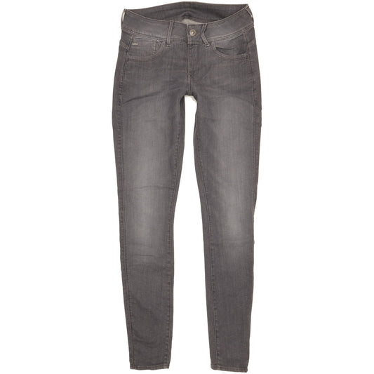 G-Star Lynn Women Grey Skinny Slim Stretch Jeans W31 L33