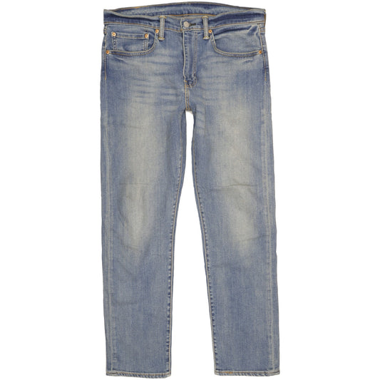 Levi's 502 Men Blue Tapered Regular Stretch Jeans W34 L31