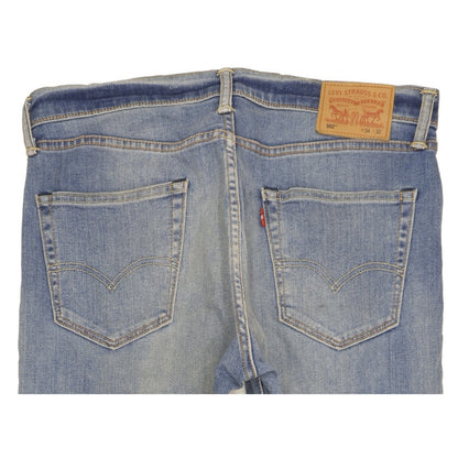 Levi's 502 Men Blue Tapered Regular Stretch Jeans W34 L31
