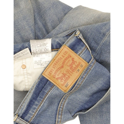 Levi's 502 Men Blue Tapered Regular Stretch Jeans W34 L31