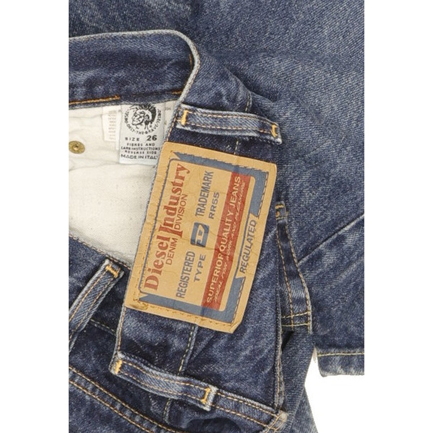 Diesel Men Blue Straight Regular Jeans W25 L30