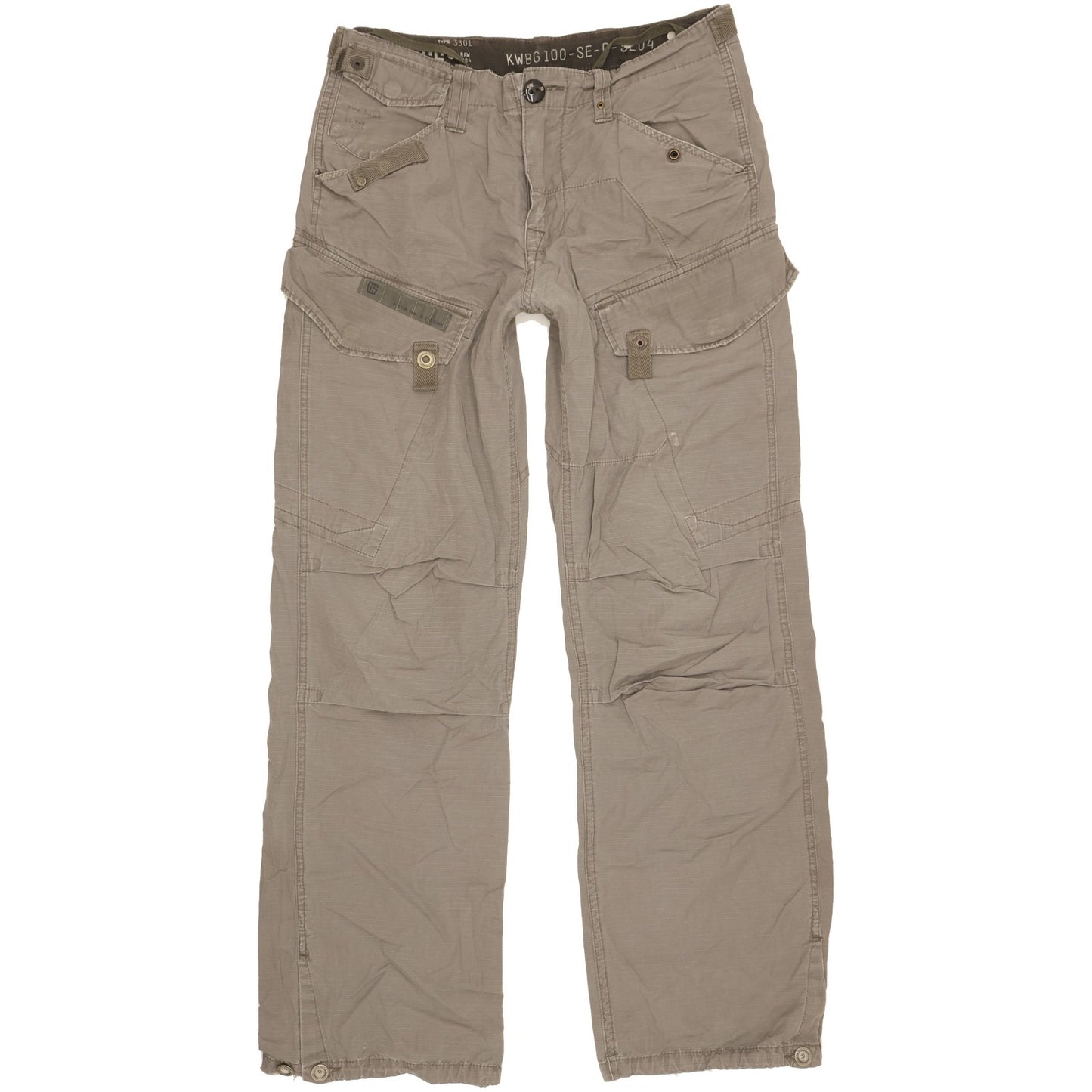 G-Star Men Grey Straight Regular Jeans W33 L34