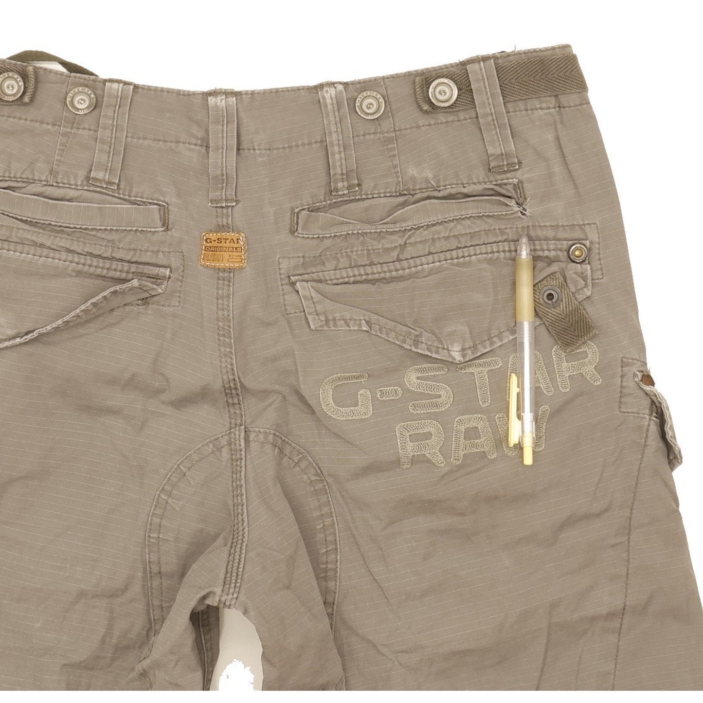 G-Star Men Grey Straight Regular Jeans W33 L34