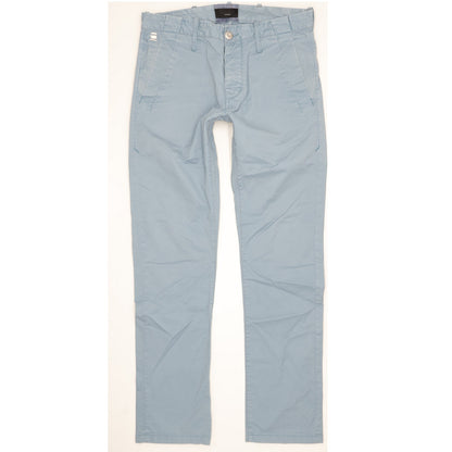 G-Star Bronson Men Blue Straight Slim Chino Stretch Jeans W31 L32