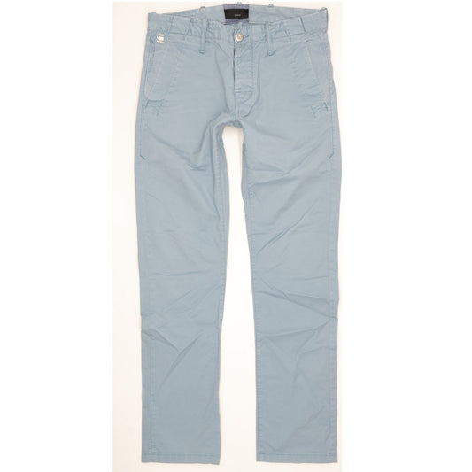 G-Star Bronson Men Blue Straight Slim Chino Stretch Jeans W31 L32