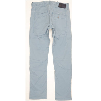 G-Star Bronson Men Blue Straight Slim Chino Stretch Jeans W31 L32