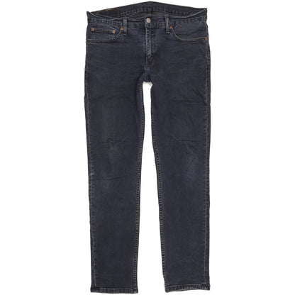 Levi's 511 Men Blue Straight Slim Stretch Jeans W33 L32