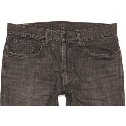 Levi's 502 Hi-Ball Men Black Tapered Regular Stretch Jeans W34 L30
