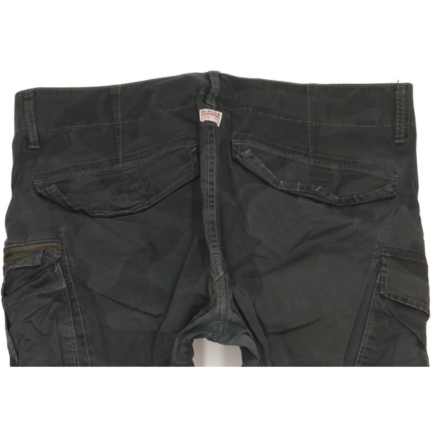 G-Star Men Black Tapered Regular Stretch Jeans W38 L34