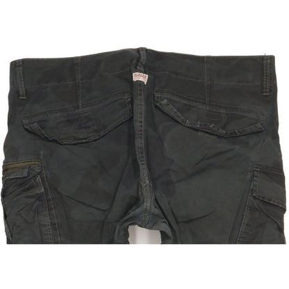 G-Star Men Black Tapered Regular Stretch Jeans W38 L34