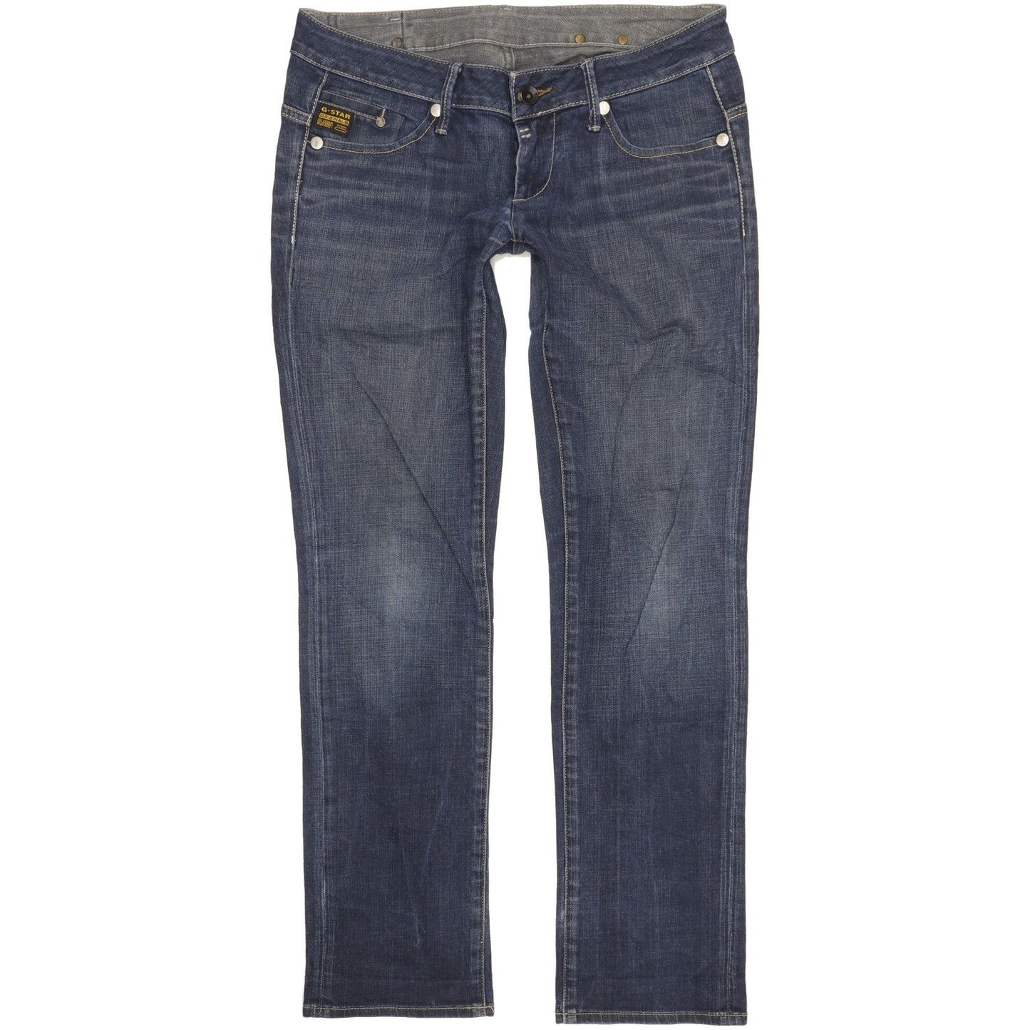 G-Star Midge Women Blue Straight Slim Stretch Jeans W31 L31