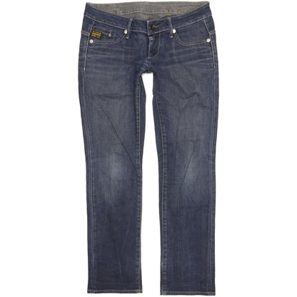 G-Star Midge Women Blue Straight Slim Stretch Jeans W31 L31