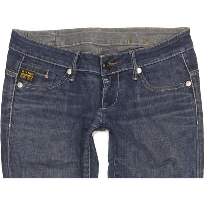 G-Star Midge Women Blue Straight Slim Stretch Jeans W31 L31