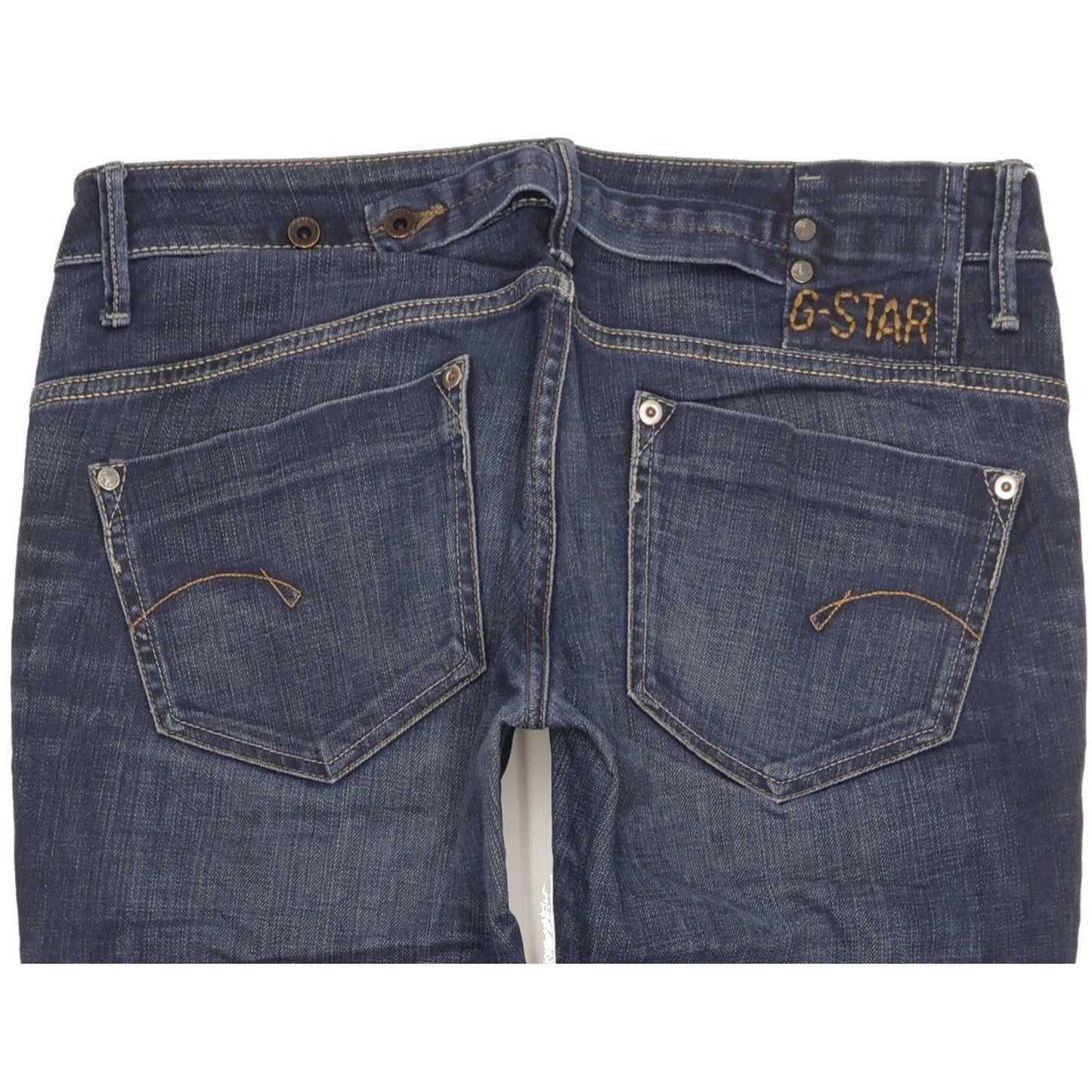 G-Star Midge Women Blue Straight Slim Stretch Jeans W31 L31