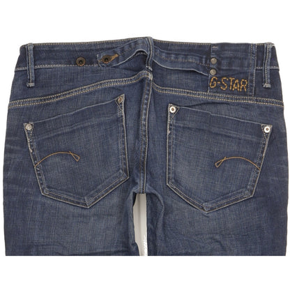 G-Star Midge Women Blue Straight Slim Stretch Jeans W31 L31