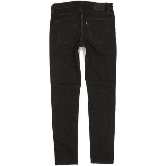 Levi's 512 Men Black Tapered Slim Stretch Jeans W33 L33