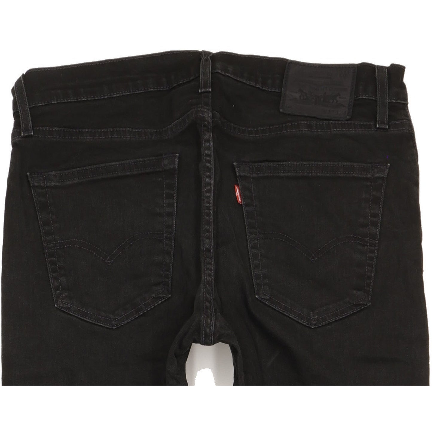 Levi's 512 Men Black Tapered Slim Stretch Jeans W33 L33