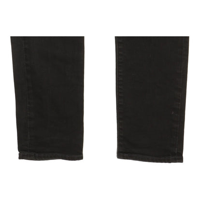 Levi's 512 Men Black Tapered Slim Stretch Jeans W33 L33