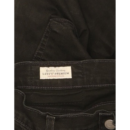 Levi's 512 Men Black Tapered Slim Stretch Jeans W33 L33