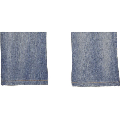 Levi's 504 Women Blue Straight Slim Stretch Jeans W28 L30