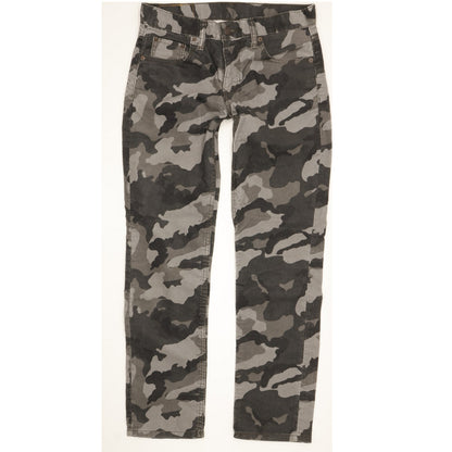 Levi's 511 Men Black Straight Slim Trousers W30 L29
