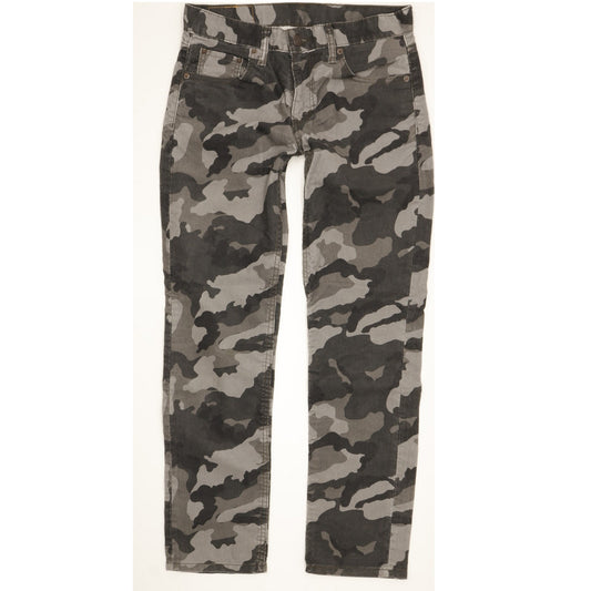 Levi's 511 Men Black Straight Slim Trousers W30 L29