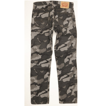 Levi's 511 Men Black Straight Slim Trousers W30 L29