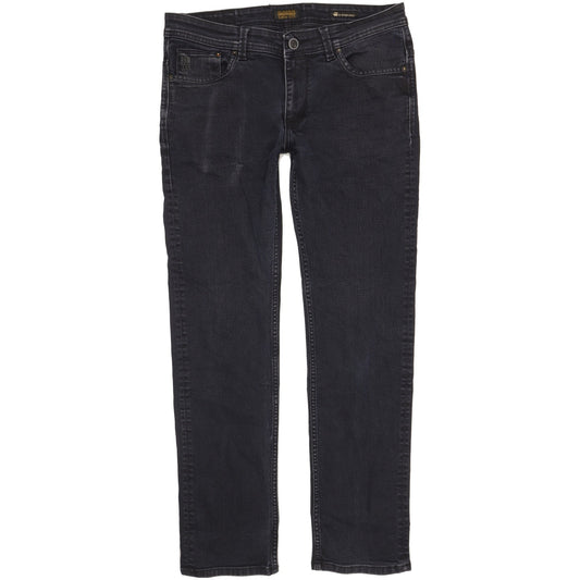 G-Star Biker Men Navy Straight Regular Jeans W34 L31