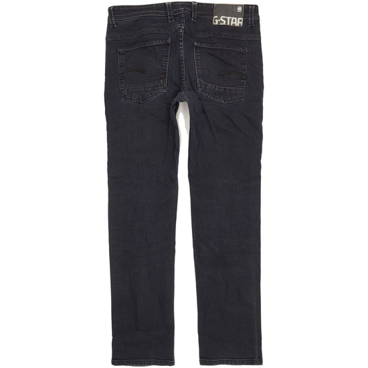 G-Star Biker Men Navy Straight Regular Jeans W34 L31