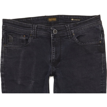 G-Star Biker Men Navy Straight Regular Jeans W34 L31