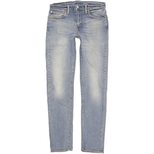 Levi's 502 Men Blue Tapered Regular Stretch Jeans W32 L34