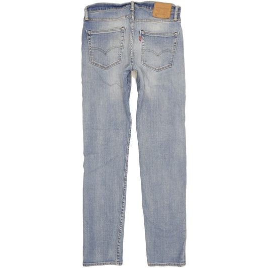 Levi's 502 Men Blue Tapered Regular Stretch Jeans W32 L34