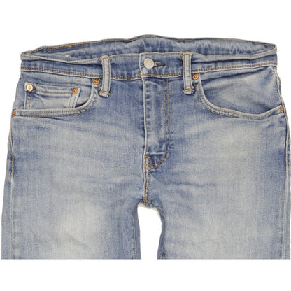 Levi's 502 Men Blue Tapered Regular Stretch Jeans W32 L34