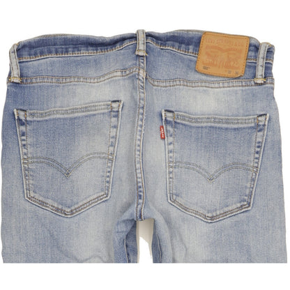 Levi's 502 Men Blue Tapered Regular Stretch Jeans W32 L34