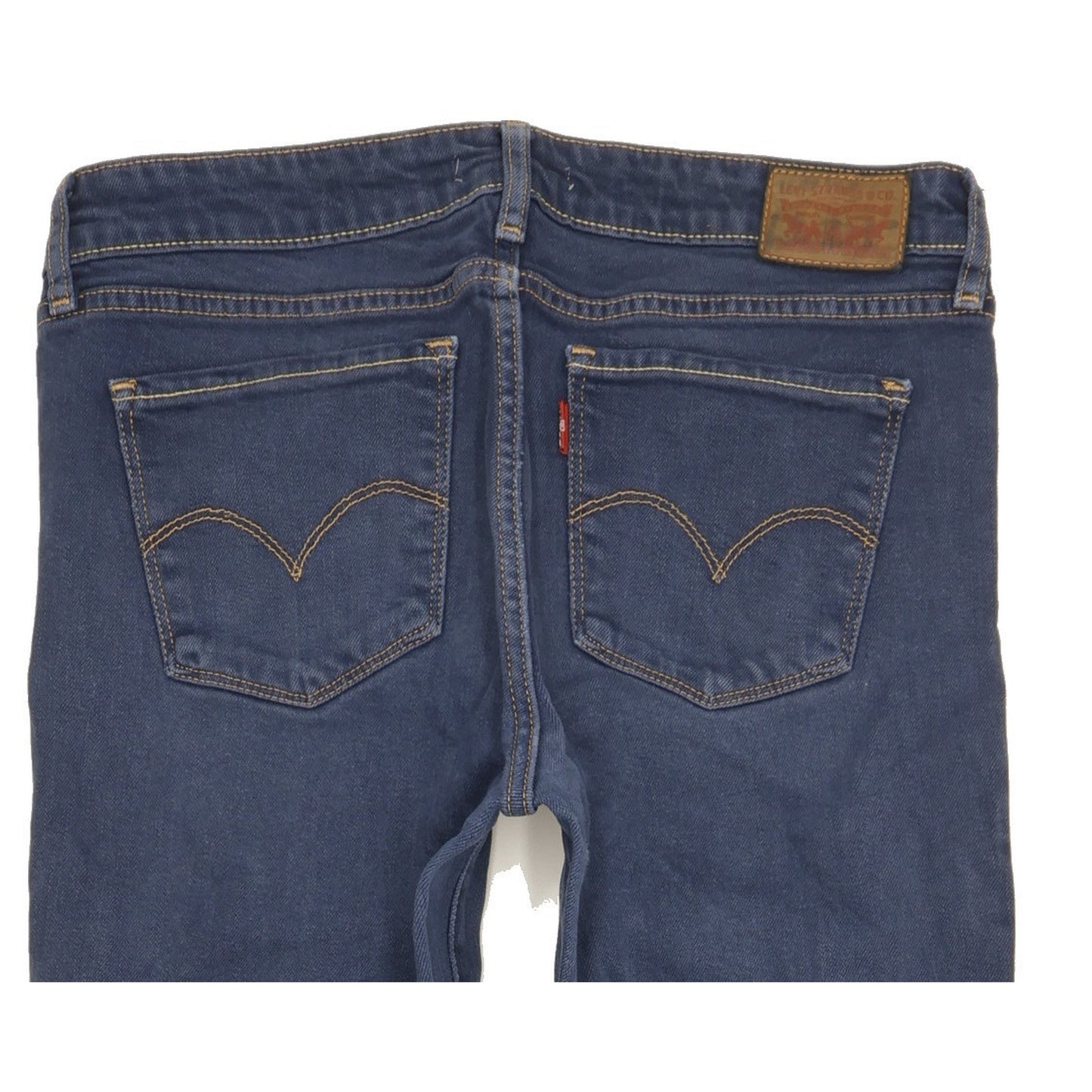 Levi's 714 Women Blue Straight Slim Stretch Jeans W30 L30