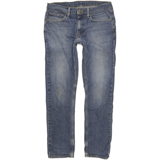 Levi's 511 Men Blue Straight Slim Stretch Jeans W33 L31