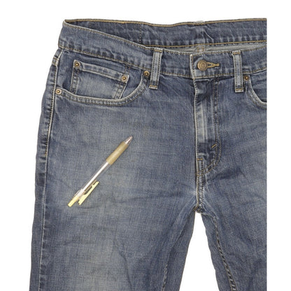 Levi's 511 Men Blue Straight Slim Stretch Jeans W33 L31
