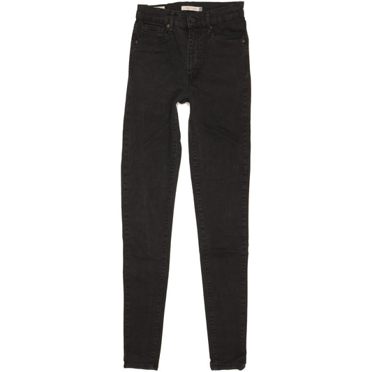 Levi's Mile Women Black Skinny Slim Stretch Jeans W27 L33