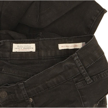 Levi's Mile Women Black Skinny Slim Stretch Jeans W27 L33