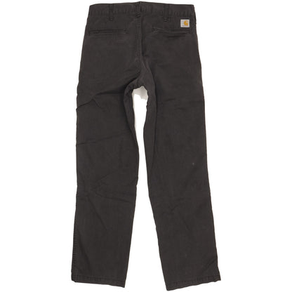 Carhartt Men Black Straight Regular Stretch Jeans W30 L30